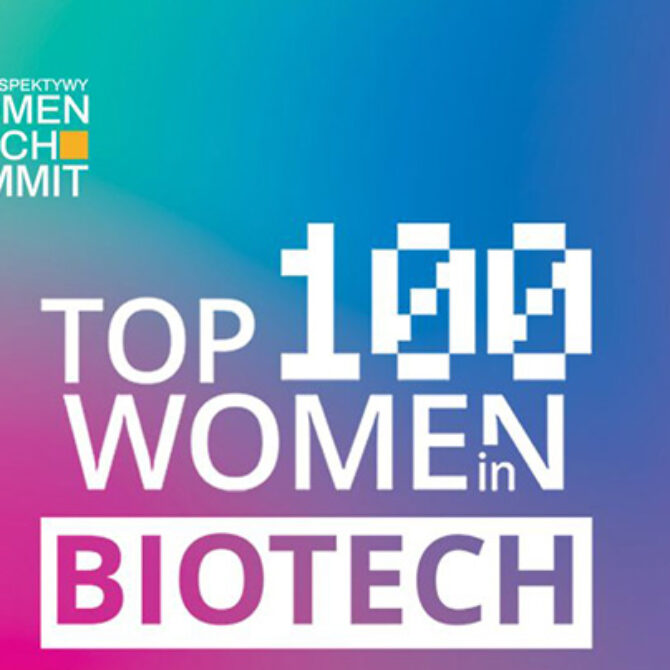 Nominacja prof. Ewy Łojkowskiej do „Top 100 Women in Biotech in Poland”